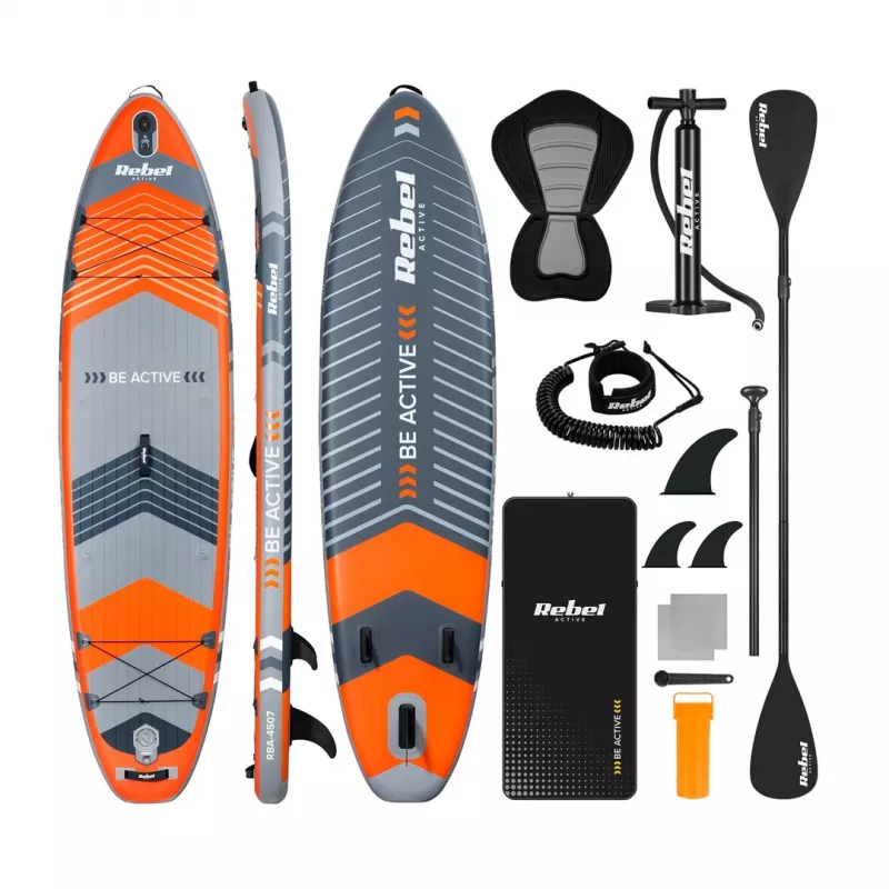 REBEL Active täytettävä SUP-lauta RBA-4507 - oranssi 320 cm