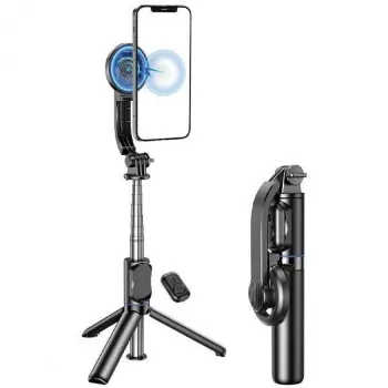AWEI X51 magneettinen selfie-tikku-jalusta musta