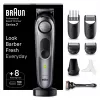 Braun BT7420 partatrimmeri - all-in-one-trimmeri - musta/harmaa