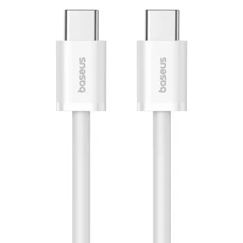 Baseus Superior USB C - USB C datakaapeli 1 m 30 W valkoinen