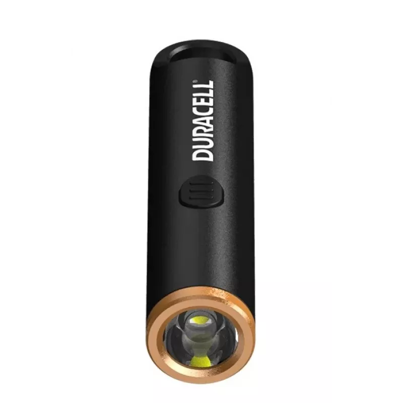 Duracell DK100R avainvalaisin 100 lumenia ladattava musta