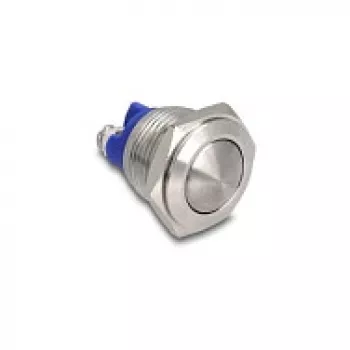 Delock 16 mm kupu hetkellinen painonappikytkin, 2 x ruuviliitin, 1 NO, musta