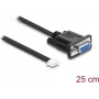 Delock sarjaporttikaapeli RS-232 D-Sub 9 naaras JST XH 4-napainen liitin naaras 25 cm