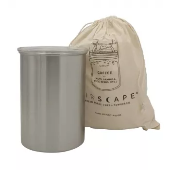 Airscape® ruostumaton teräs aromisäiliö medium, harjattu hopea