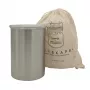 Airscape® ruostumaton teräs aromisäiliö medium, harjattu hopea