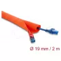 Delock itsesulkeutuva kaapelinsuojaputki 2 m x 19 mm oranssi