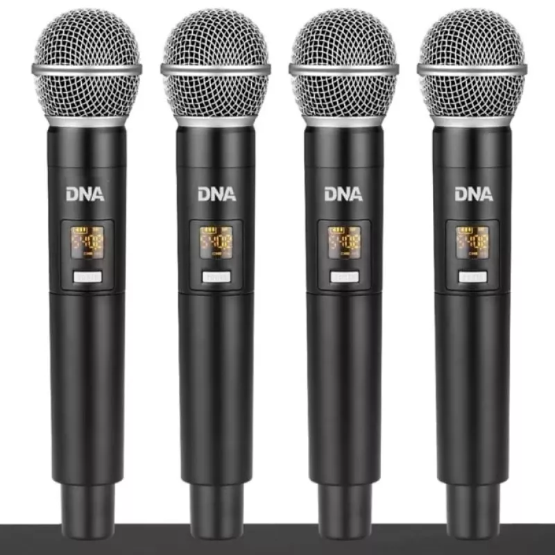 DNA QMIC4 radiopuhelinmikrofoni 4 käsilähettimellä