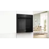 BOSCH HBG571EB4 kalusteisiin asennettava uuni, musta, 71 L, pyrolyyttinen itsepuhdistus, 7 lämmitystapaa