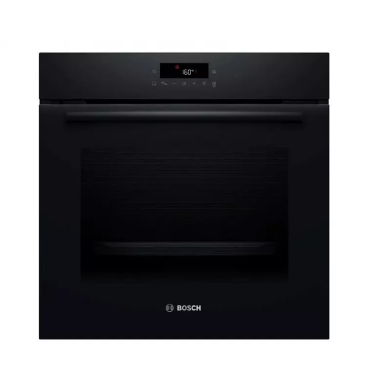 BOSCH HBG571EB4 kalusteisiin asennettava uuni, musta, 71 L, pyrolyyttinen itsepuhdistus, 7 lämmitystapaa