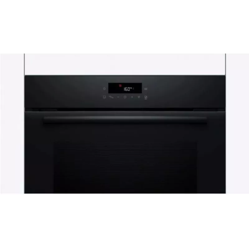 BOSCH HBG571EB4 kalusteisiin asennettava uuni, musta, 71 L, pyrolyyttinen itsepuhdistus, 7 lämmitystapaa