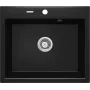 DEANTE 1-altaan graniittikomposiittinen keittiöallas Black Nero Mat 580x490 mm