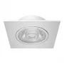 Synergy 21 LED-upotettava kattospotti Helios valkoinen - neliömäinen + kääntyvä - neutraalinvalkoinen
