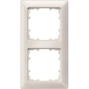 Siemens DELTA miro 2-osainen kehys titaanivalkoinen muovi 151x80 mm