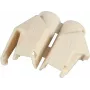 Hirose TM21 vedonpoistoholkki punainen RJ45-pistokkeelle - kaapelin taivutussuoja