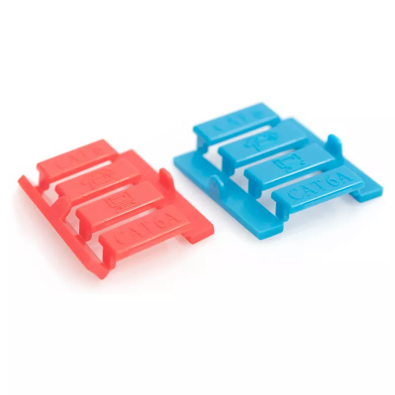 DIGITUS Keystone -peitelevy 2-portti 45x45 mm kulma valkoinen