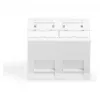 DIGITUS Keystone -peitelevy 2-portti 45x45 mm kulma valkoinen