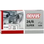 NOVUS 040-0026 niitit 24/6 DIN Super, 1 000 kpl, sinkitty teräs