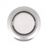 Delock painonappikytkin 22 mm litteä muovi valkoinen LED
