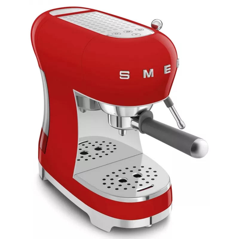 Smeg ECF02RDEU 50's Style manuaalinen espressokeitin 1.1 L punainen