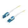 Synergy21 kuitu-patch-kaapeli 1,0m LC-LC Duplex OS2 Single-Mode 9/125µm Uniboot Rotatable Push/Pull 2mm keltainen