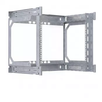 EFB Elektronik takakehys X-Rack seinäkoteloon 400-600mm 9U 600x500mm sinkitty (WGX-BF09)