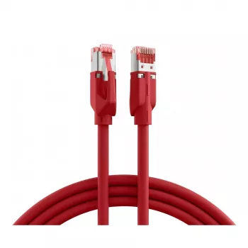 EFB-Elektronik RJ45-patch-kaapeli Cat.6A S/FTP LSZH Draka UC900 TM21 punainen 0,25m