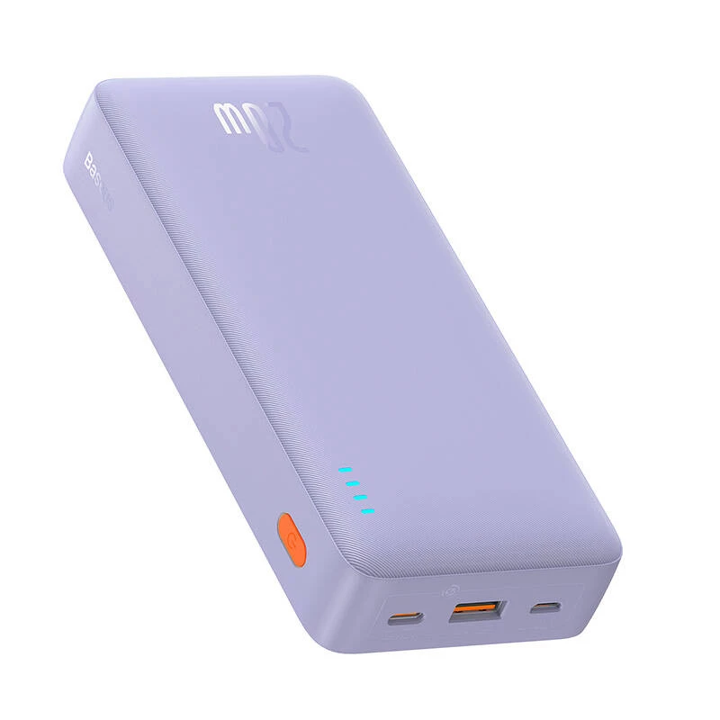 Baseus Airpow - 20 000 mAh 20W varavirtalähde (lila)