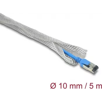 Delock punottu suojaletku EMC-suojaukseen itsesulkeutuva 5 m x 10 mm (20992)