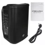 V-TONE ALPHA 8 aktiivinen akku-pilaripa-järjestelmä integroidulla mikserillä, 300W RMS, 8 tuuman woofer, Bluetooth, USB/SD, kaiku