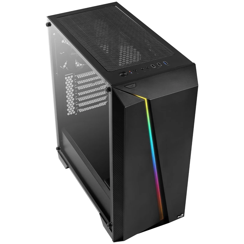 Aerocool Cylon Pro karkaistu lasi Midi-Tower - musta