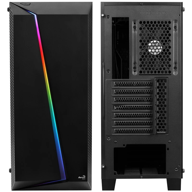 Aerocool Cylon Pro karkaistu lasi Midi-Tower - musta