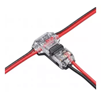 Synergy 21 LED FLEX Strip lisäosa Easy Connect T-liitin 2 Line Clear