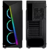 Aerocool Shard karkaistu lasi Midi-Tower musta