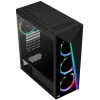 Aerocool Shard karkaistu lasi Midi-Tower musta