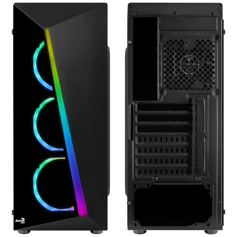 Aerocool Shard karkaistu lasi Midi-Tower musta