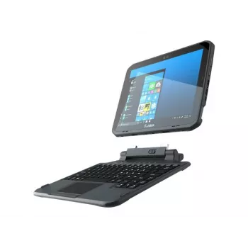 Zebra 2-in-1-näppäimistö kosketuslevyllä ja ulosvedettävällä kahvalla - taustavalaistu - QWERTY US - Zebra ET80, ET85