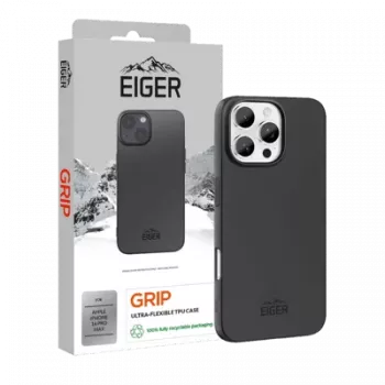 Eiger Grip Case iPhone 16 Pro Max musta (EGCA00615)