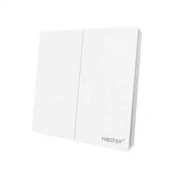 Miboxer Synergy 21 LED-kaukosäädin 2,4 GHz Dual White CCT langaton himmennyspaneeli valkoinen (PUSH3-2)