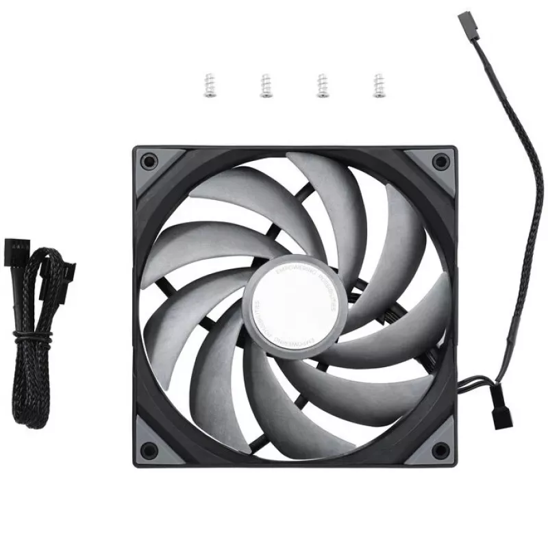 TRYX ROTA PRO -tuuletin - 140 mm, musta