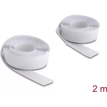 Delock itseliimautuva tarranauha 2 m x 20 mm valkoinen (19067)