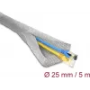 Delock punossukka EMC-suojaukseen, itsesulkeutuva, 5 m x 25 mm (20995)
