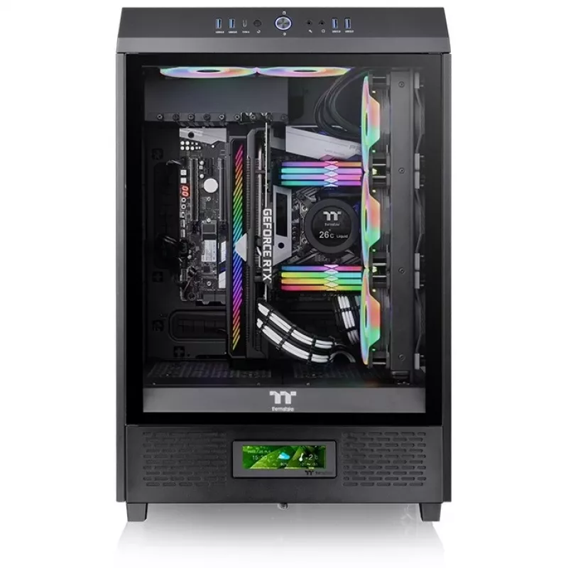 Thermaltake LCD Panel Kit musta The Tower 500 -koteloon