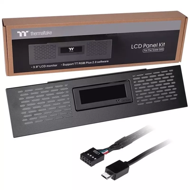 Thermaltake LCD Panel Kit musta The Tower 500 -koteloon