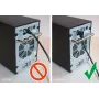 Goobay CAT 6 S/FTP -patch-kaapeli 0,25m musta 90° kulmikas LSZH kupari 51541