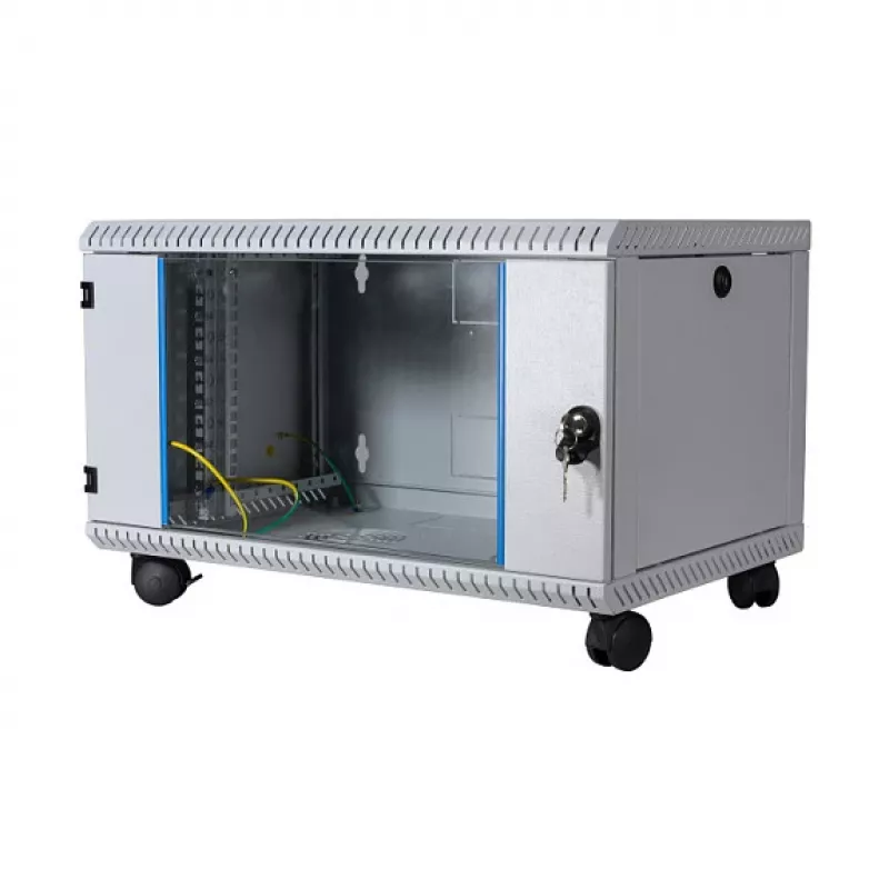 EFB Elektronik 19 tuuman seinäkotelo 21U, kiinteä, 1-osainen, RAL7035, syvyys 600 mm