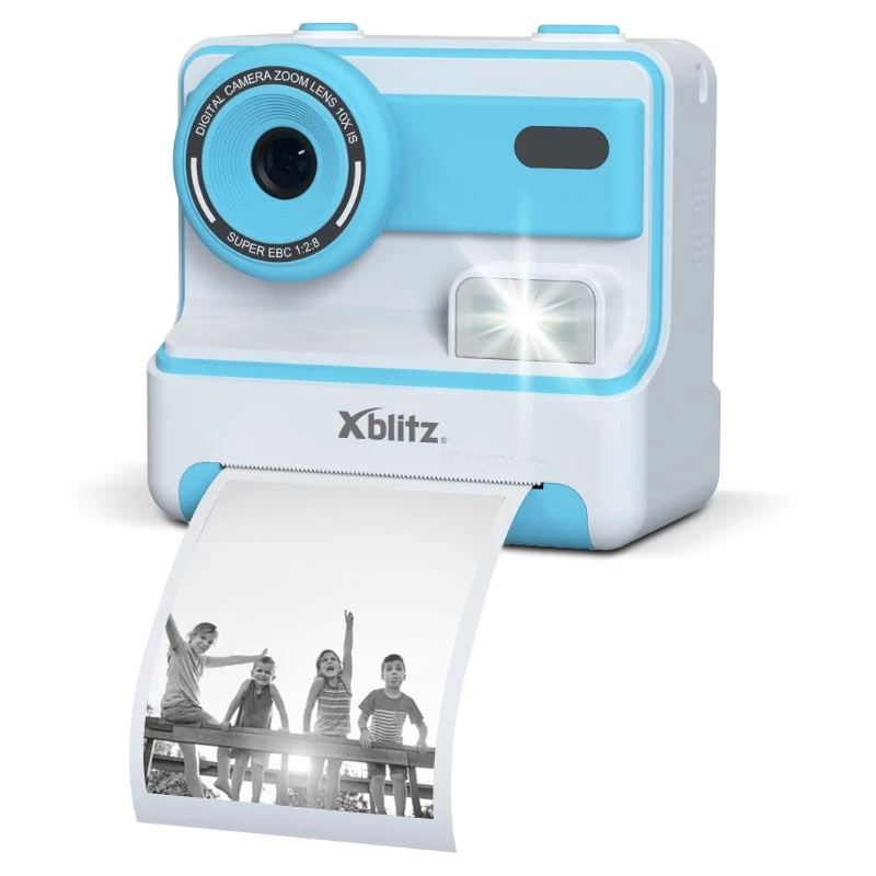 XBLITZ FLASH BLUE pikakamera lämpötulostimella lapsille