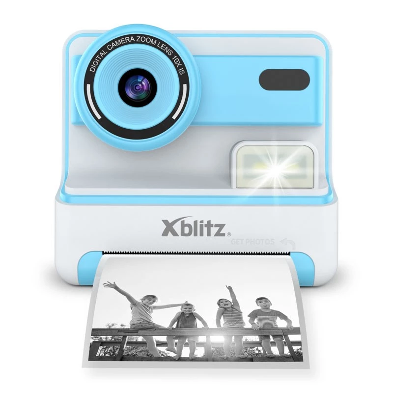 XBLITZ FLASH BLUE pikakamera lämpötulostimella lapsille