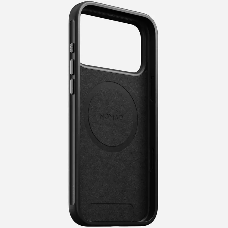 NOMAD Modern Leather -kotelo iPhone 17 Pro Maxille, Horween-nahka, Rustic Brown, MagSafe-yhteensopiva