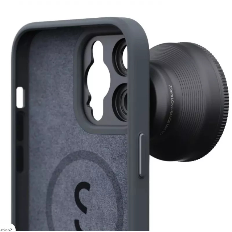 ShiftCam LensUltra takakansi linssikiinnityksellä iPhone 14 Pro Maxille, MagSafe, musta