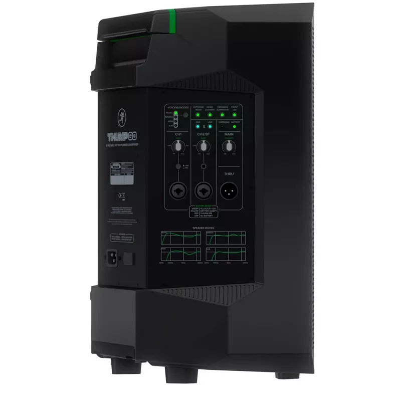 Mackie Thump GO - 8 inch kannettava akkukäyttöinen kaiutin, 200 W, Bluetooth 5.0, musta